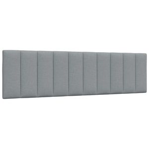 vidaXL Pernă tăblie de pat, Hanko, gri deschis, 180 cm, material textil imagine