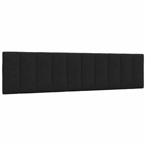 vidaXL Pernă pentru tăblie de pat, Hanko, negru, 200 cm, material textil imagine