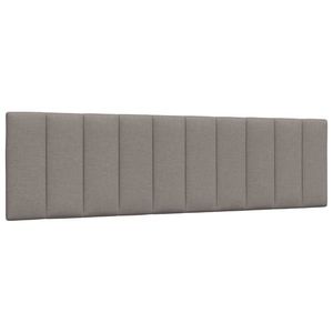 vidaXL Pernă pentru tăblie de pat, Hanko, gri taupe, 180 cm, material textil imagine