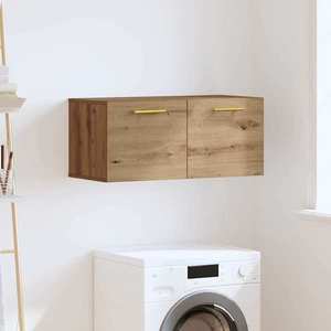 vidaXL Dulap de perete Pe perete stejar artizanal 80 x 36.5 x 35 cm imagine