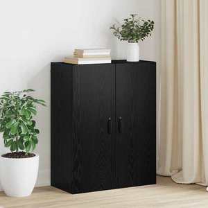 vidaXL Dulap suspendat Stejar negru 69.5 x 34 x 90 cm Lemn compozit imagine