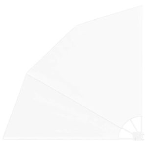 vidaXL Ecran de intimitate pentru balcon Alb 160 x 160 cm țesătură imagine