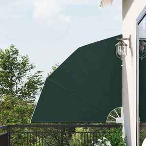 vidaXL Ecran de intimitate pentru balcon Verde închis 140 x 140 cm imagine