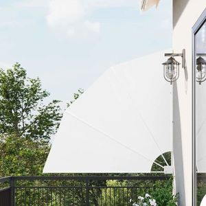 vidaXL Ecran de intimitate pentru balcon Alb 140 x 140 cm țesătură imagine