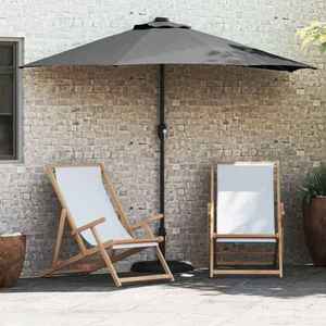 vidaXL Parasol de Grădină Antracit 294 x 150 x 224 cm țesătură imagine