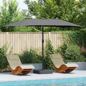 vidaXL Parasol de Grădină Antracit 385 x 209 x 244 cm țesătură imagine