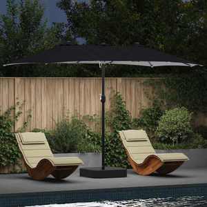 vidaXL Parasol de Grădină Antracit 385 x 209 x 244 cm țesătură imagine