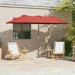 vidaXL Parasol de Grădină Terracota 370 x 197 x 239 cm imagine