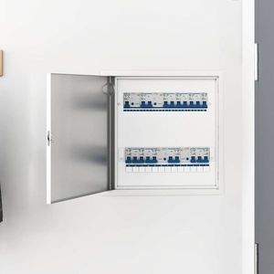 vidaXL Panou de Acces Alb 40 x 40 cm Oțel imagine