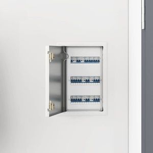 vidaXL Panou de Acces Manual Alb 20 x 30 cm Oțel imagine