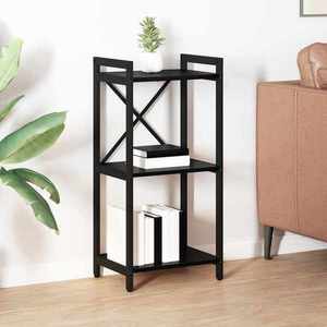 vidaXL Bibliotecă Stejar negru 40 x 30 x 83 cm Lemn compozit imagine