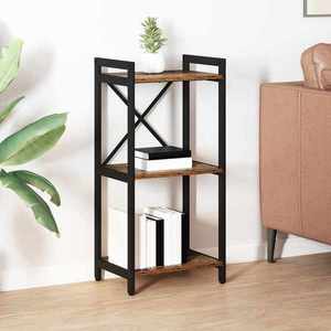 vidaXL Bibliotecă Lemn vechi 40 x 30 x 83 cm Lemn compozit imagine