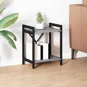 vidaXL Bibliotecă sonoma gri 40 x 30 x 48.5 cm Lemn compozit imagine