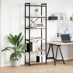 vidaXL Bibliotecă Stejar sonoma 60 x 30 x 188 cm Lemn compozit imagine