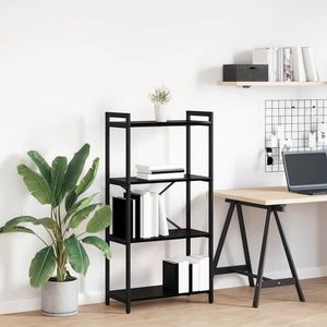 vidaXL Bibliotecă Stejar negru 60 x 30 x 118 cm Lemn compozit imagine
