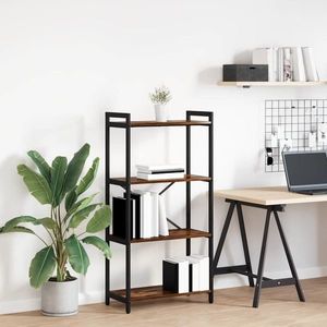 vidaXL Bibliotecă Stejar afumat 60 x 30 x 118 cm Lemn compozit imagine