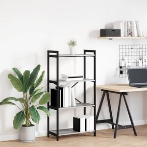 vidaXL Bibliotecă sonoma gri 60 x 30 x 118 cm Lemn compozit imagine