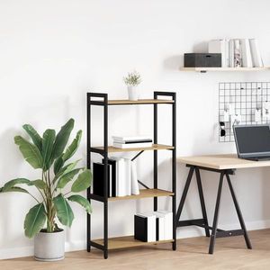 vidaXL Bibliotecă stejar artizanal 60 x 30 x 118 cm Lemn compozit imagine