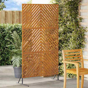 vidaXL Ecran de intimitate Gri Oțel imagine