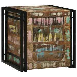 vidaXL Cufere de Depozitare 50 x 50 x 50 cm Lemn masiv recuperat imagine