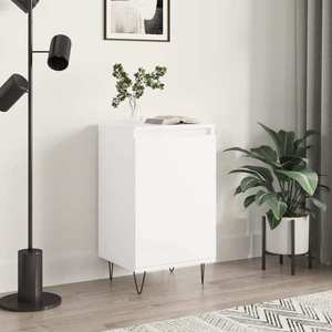 vidaXL Dulap, alb, 40x35x70 cm, lemn prelucrat imagine