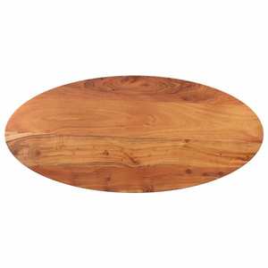 vidaXL Blat de masă oval, 120x60x3, 8 cm, lemn masiv de acacia imagine