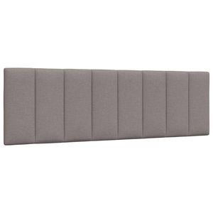 vidaXL Pernă pentru tăblie de pat, Hanko, gri taupe, 160 cm, material textil imagine