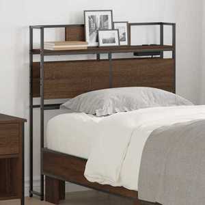 vidaXL Tăblie de depozitare cu raft Stejar brun 80 cm Lemn compozit imagine