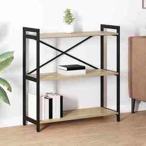 vidaXL Bibliotecă Stejar sonoma 80 x 30 x 83 cm Lemn compozit imagine