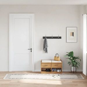 vidaXL Covor lavabil, bej deschis, 80x300 cm, antiderapant imagine