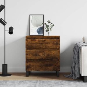 vidaXL Servantă, stejar fumuriu, 60x30x75 cm, lemn compozit imagine