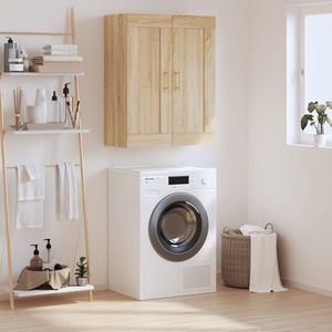 vidaXL Dulap TV pe perete stejar sonoma, 69, 5x34x90 cm, lemn prelucrat imagine