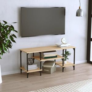 vidaXL Comodă TV, stejar sonoma, 102x35x45, 5 cm, lemn prelucrat imagine