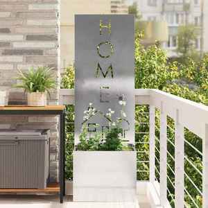 vidaXL Ecran de intimitate pentru grădină Argintiu 50 x 140 cm imagine