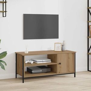 vidaXL Cabinet TV Stejar Artizanal 100 x 40 x 45 cm Lemn compozit imagine