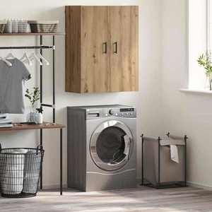 vidaXL Dulap montat pe perete stejar artizanal 69.5 x 34 x 90 cm imagine