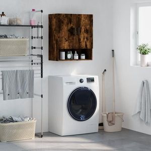 vidaXL Dulap de perete, stejar fumuriu, 60x31x70 cm, lemn compozit imagine