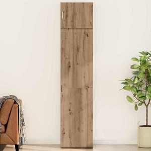 vidaXL Dulap de depozitare Pe perete stejar artizanal 50 x 41 x 225 cm imagine