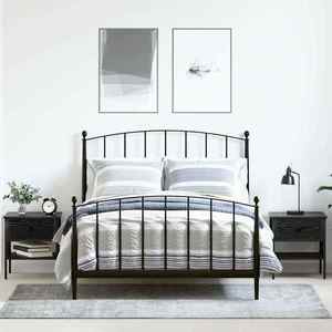 vidaXL Cabinet de Noptieră 2 pcs Stejar negru 40 x 42 x 45 cm imagine