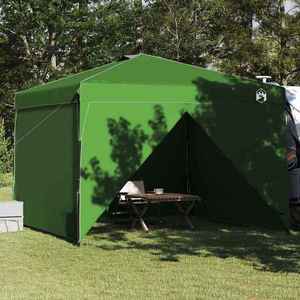 vidaXL Cort Canopy Pop-up Verde 300 x 300 cm țesătură imagine