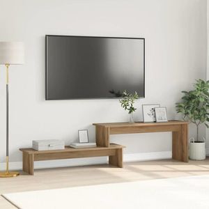 vidaXL Set comodă TV Stejar Artizanal 180 x 30 x 43 cm Lemn compozit imagine