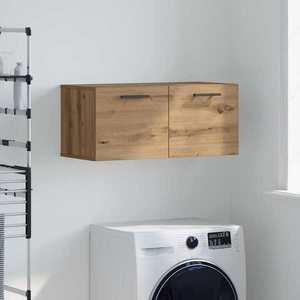 vidaXL Dulap de perete Pe perete stejar artizanal 80 x 36.5 x 35 cm imagine