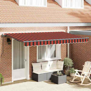 vidaXL Cortina Retractabilă Multicolour 350 x 200 cm imagine