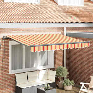 vidaXL Cortina Retractabilă Multicolour 350 x 200 cm imagine