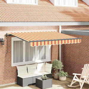 vidaXL Cortina Retractabilă Multicolour 350 x 200 cm imagine