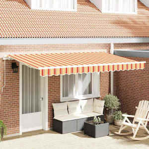 vidaXL Cortina Retractabilă Multicolour 400 x 200 cm imagine