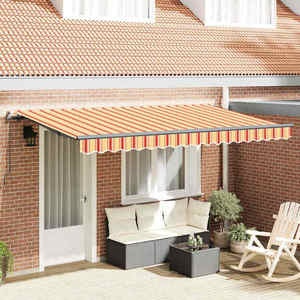 vidaXL Cortina Retractabilă Multicolour 400 x 200 cm imagine