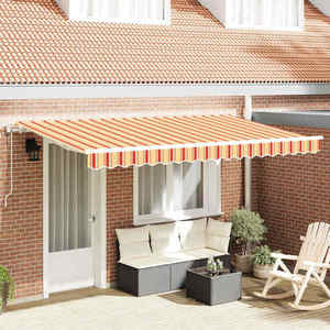 vidaXL Cortina Retractabilă Multicolour 400 x 200 cm imagine