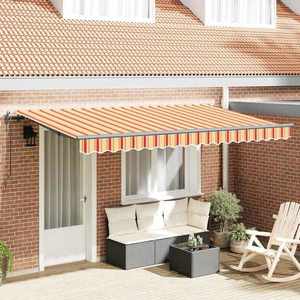 vidaXL Cortina Retractabilă Multicolour 400 x 200 cm imagine