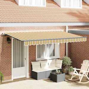 vidaXL Cortina Retractabilă Multicolour 400 x 200 cm imagine